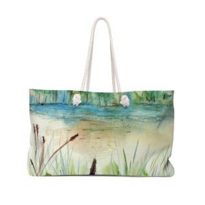 Cat Tail Marsh Weekender Bag
