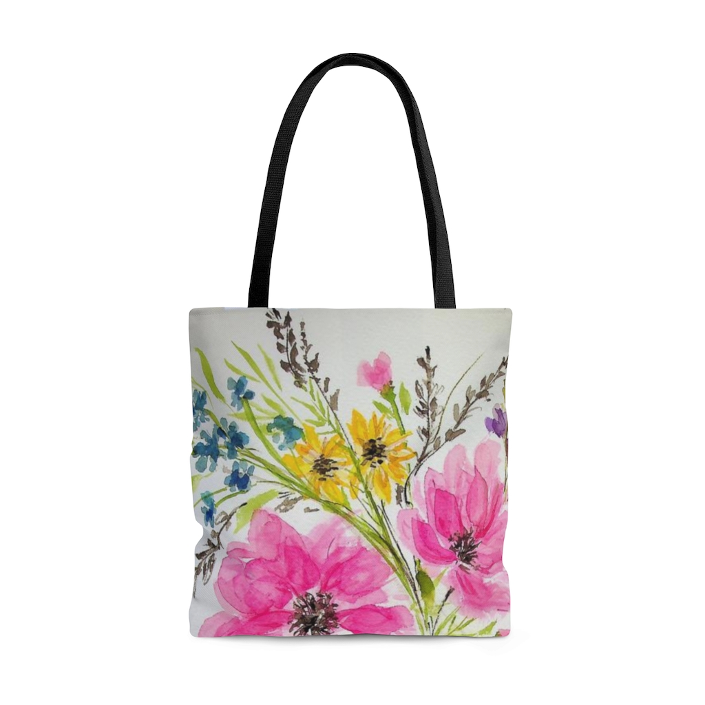 Spring Floral Tote Bag - Image 5