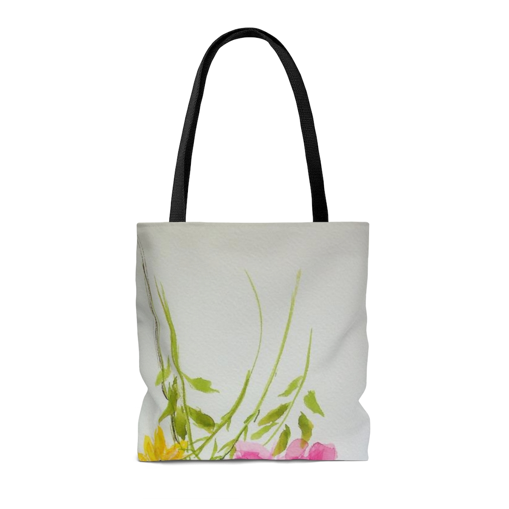 Spring Floral Tote Bag - Image 2