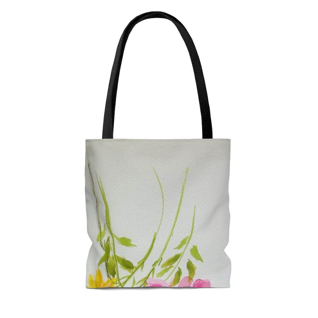 Spring Floral Tote Bag - Image 4
