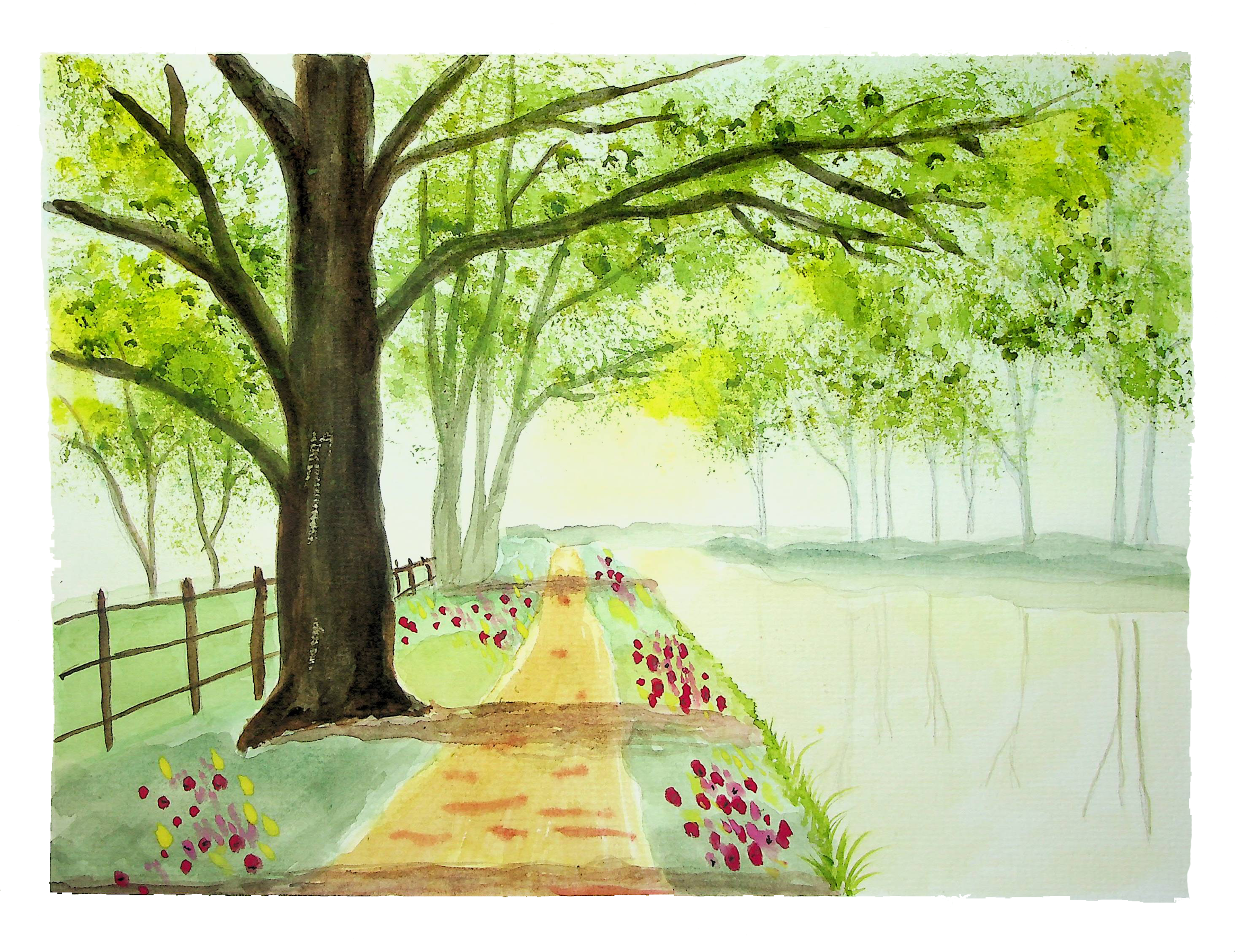 Path by a Stream - Image 2