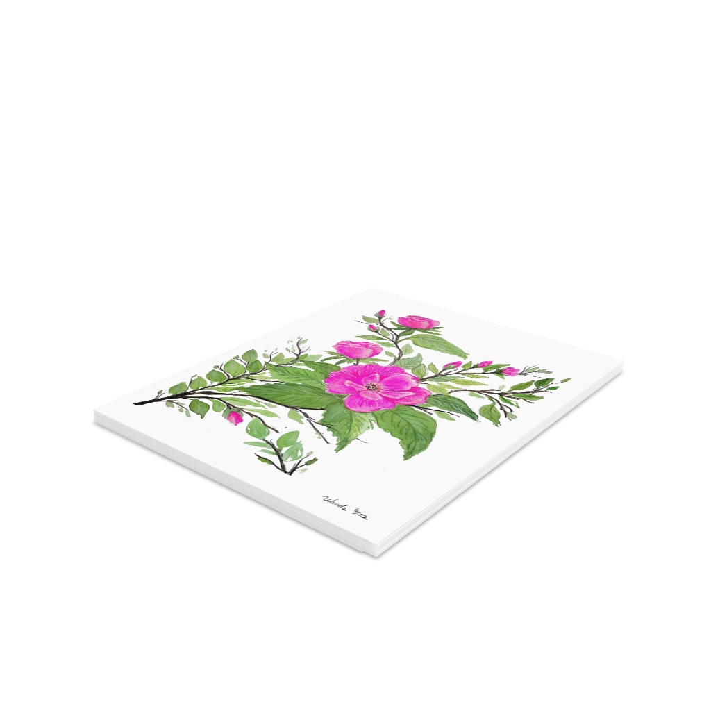 A Flower for My Mom Greeting Cards - Image 2