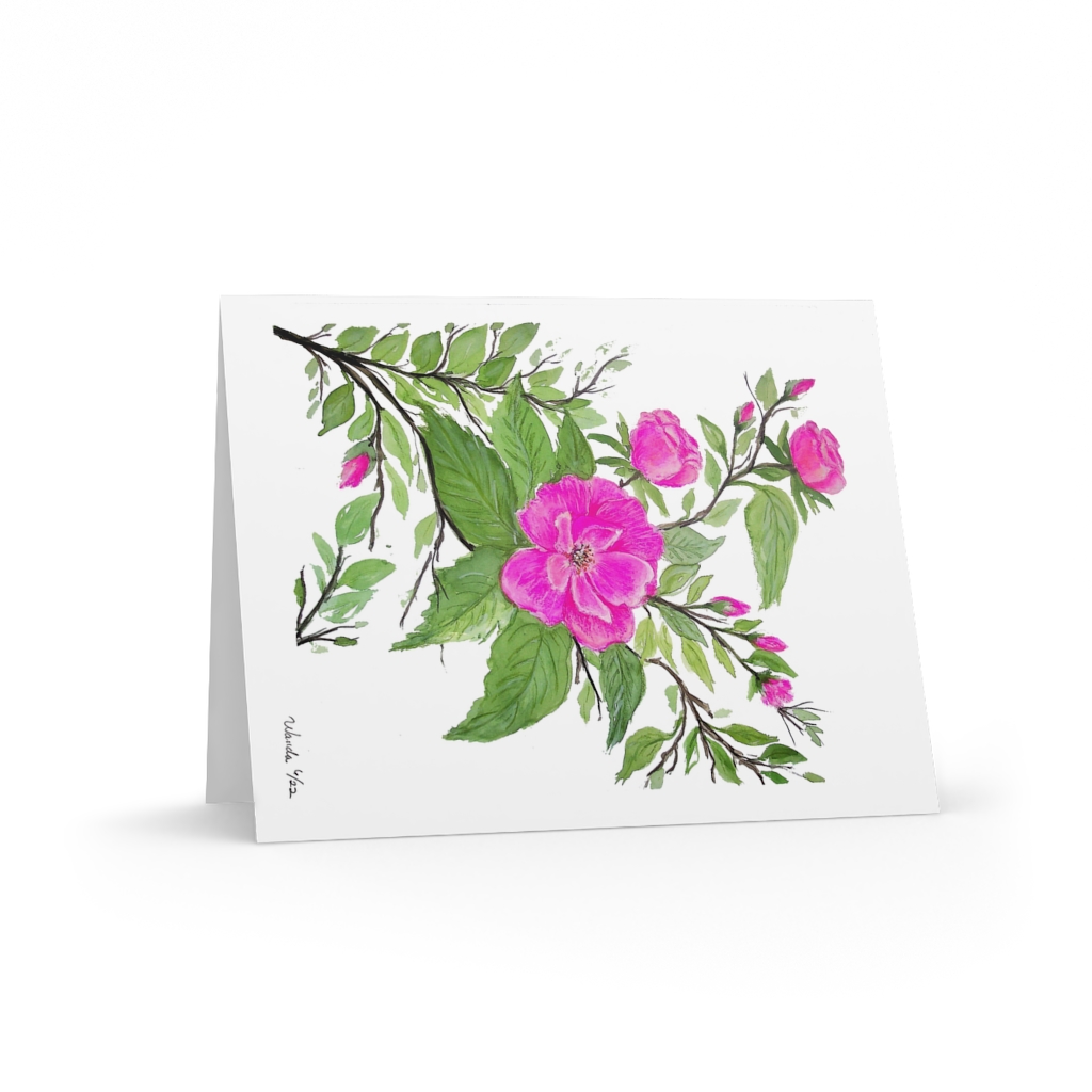 A Flower for My Mom Greeting Cards - Image 4