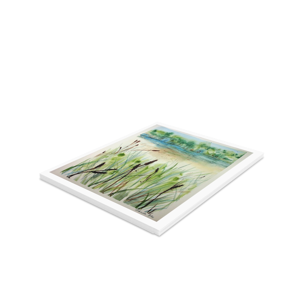 Cat Tail Marsh Greeting Cards - Image 2