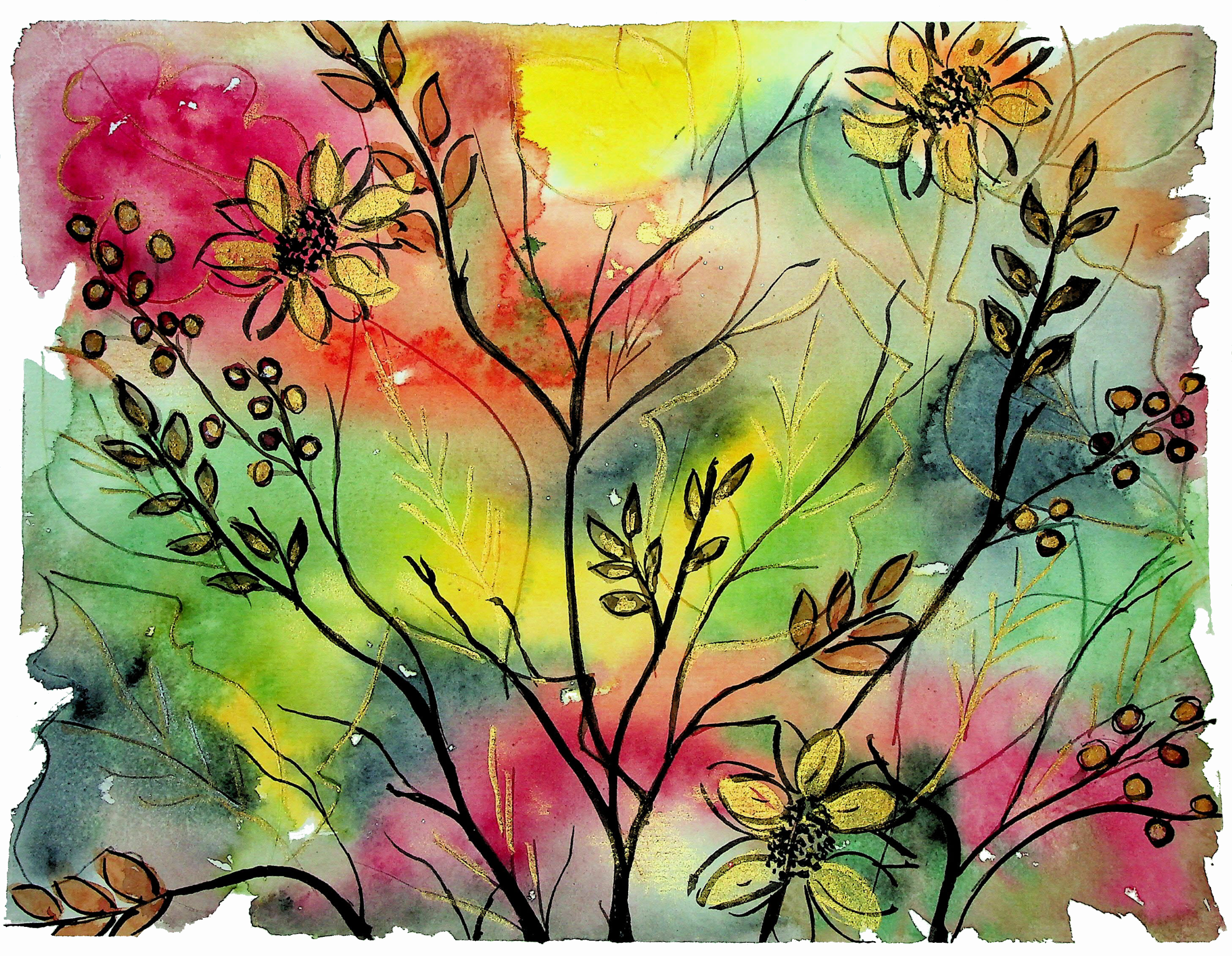 Colorful Tree and Leaves MCM Style - Image 2