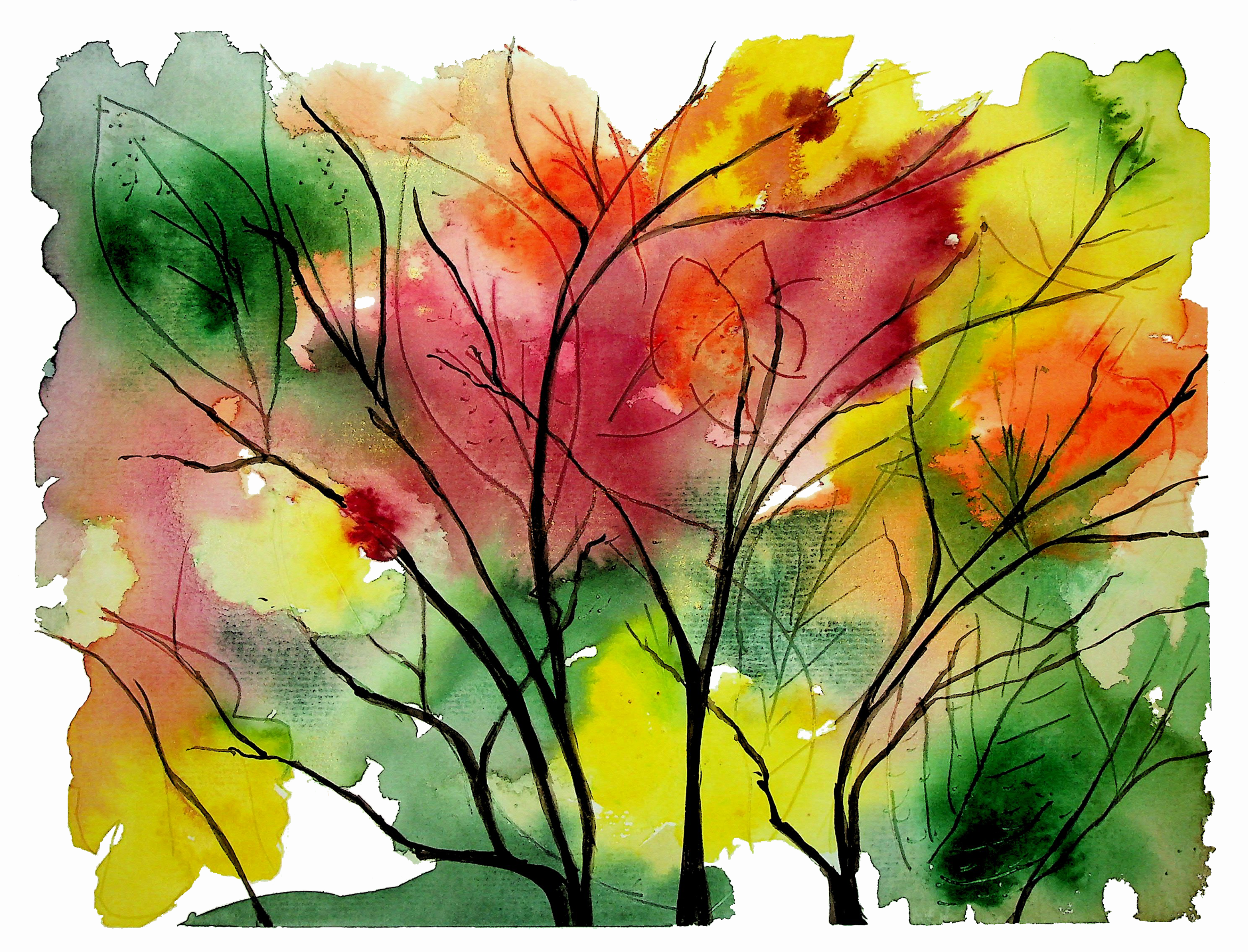 Colorful Leaves and Tree Modern Style - Image 2