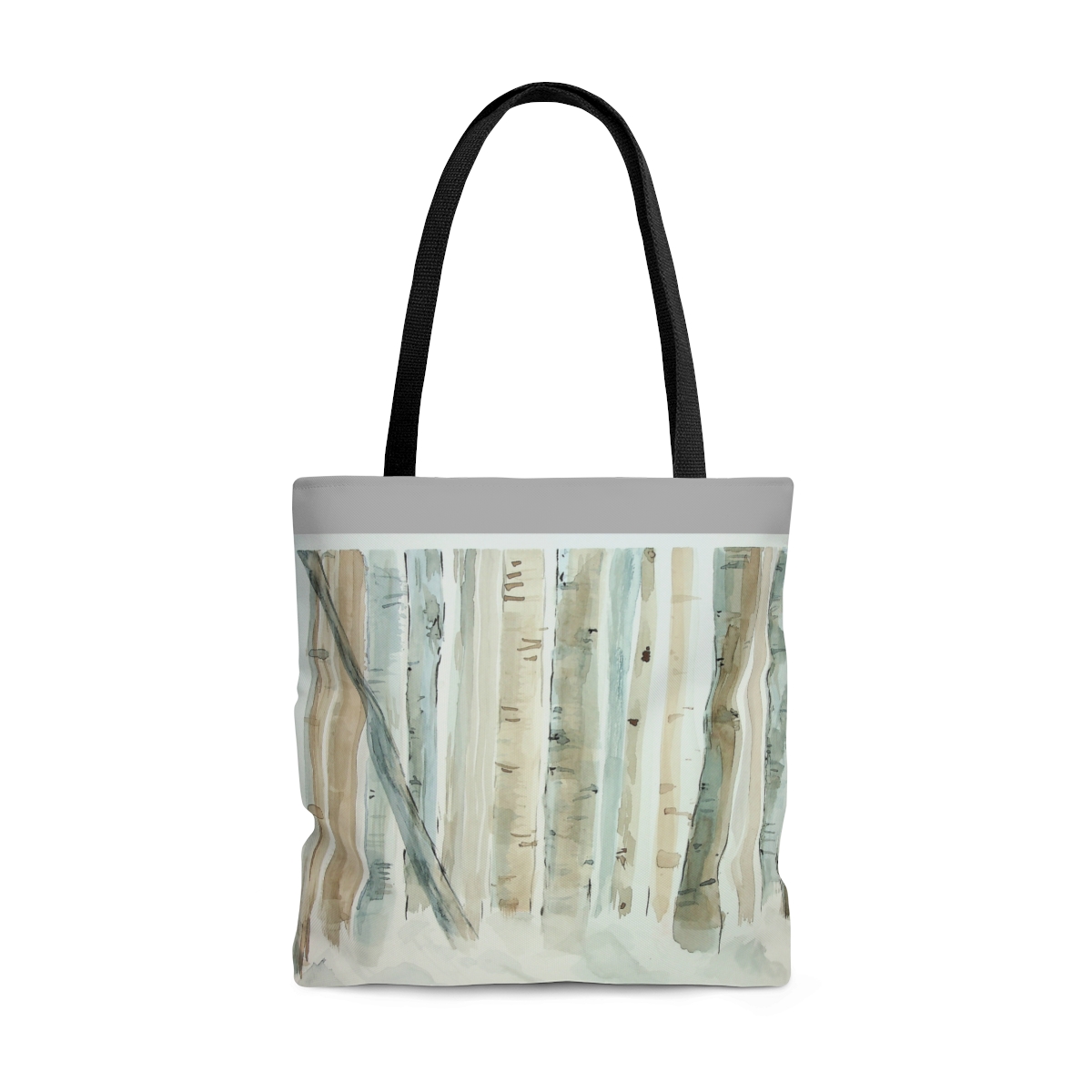 Winter Birch Forest Tote Bag - Image 5