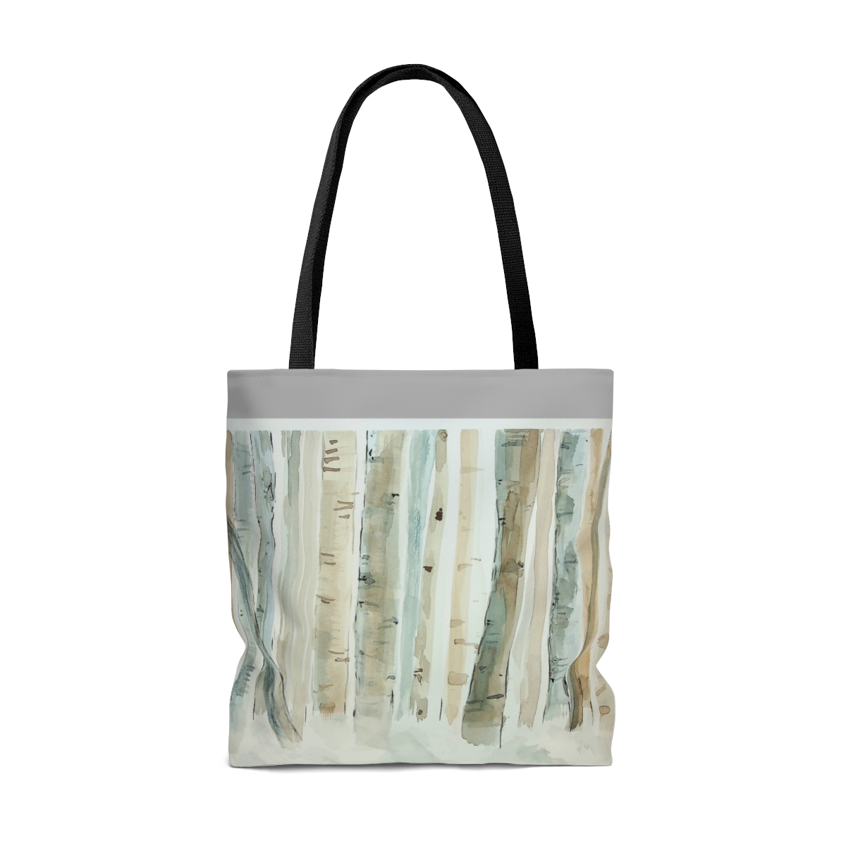 Winter Birch Forest Tote Bag - Image 6