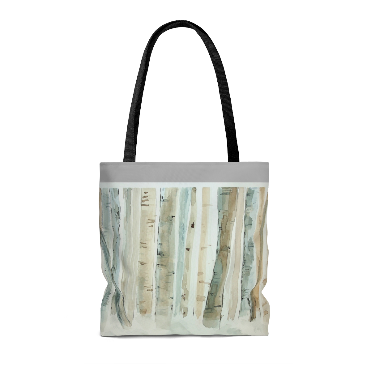Winter Birch Forest Tote Bag - Image 2