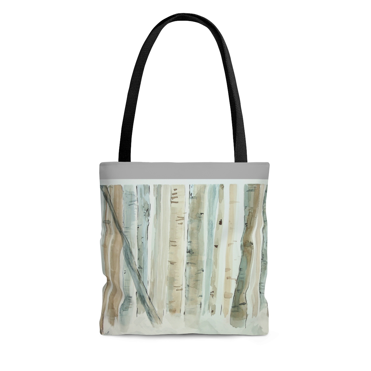 Winter Birch Forest Tote Bag - Image 3