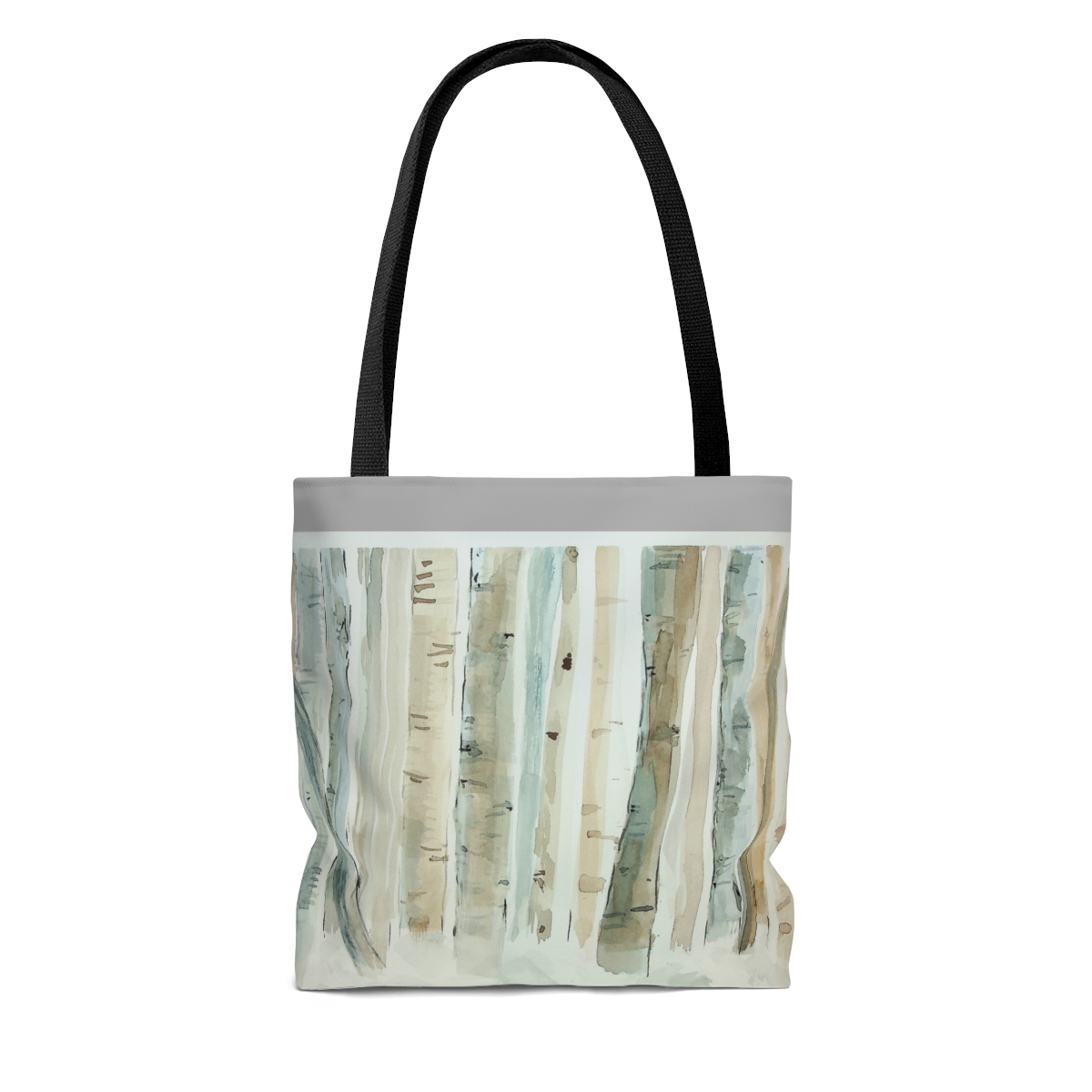 Winter Birch Forest Tote Bag - Image 4