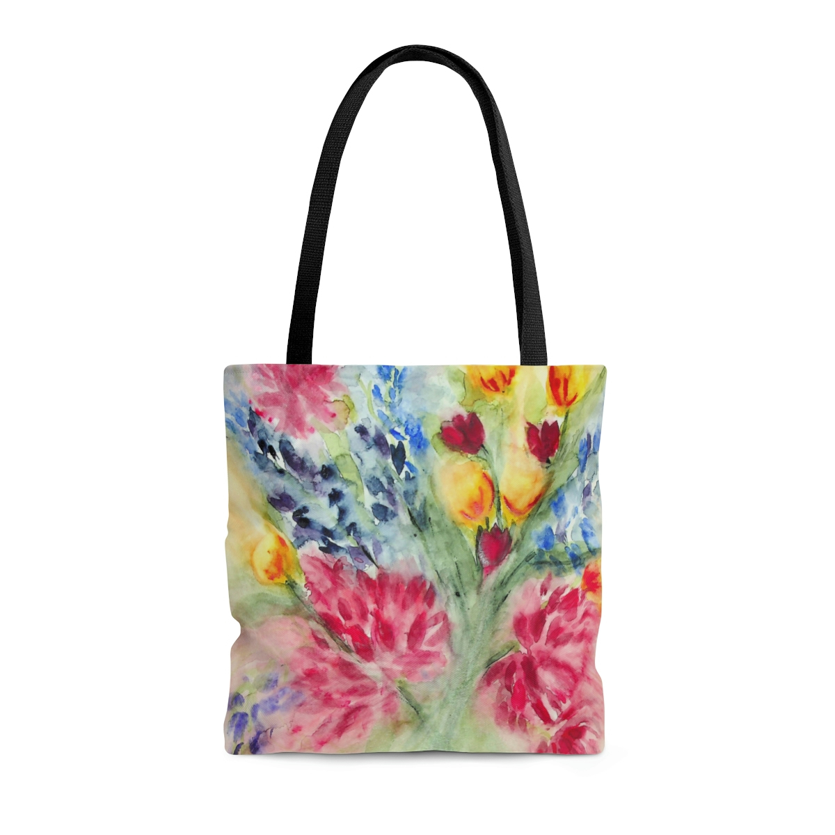 Abstract Floral Wash Tote Bag - Image 5