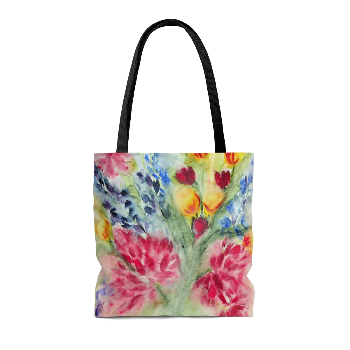 Abstract Floral Wash Tote Bag - Image 6