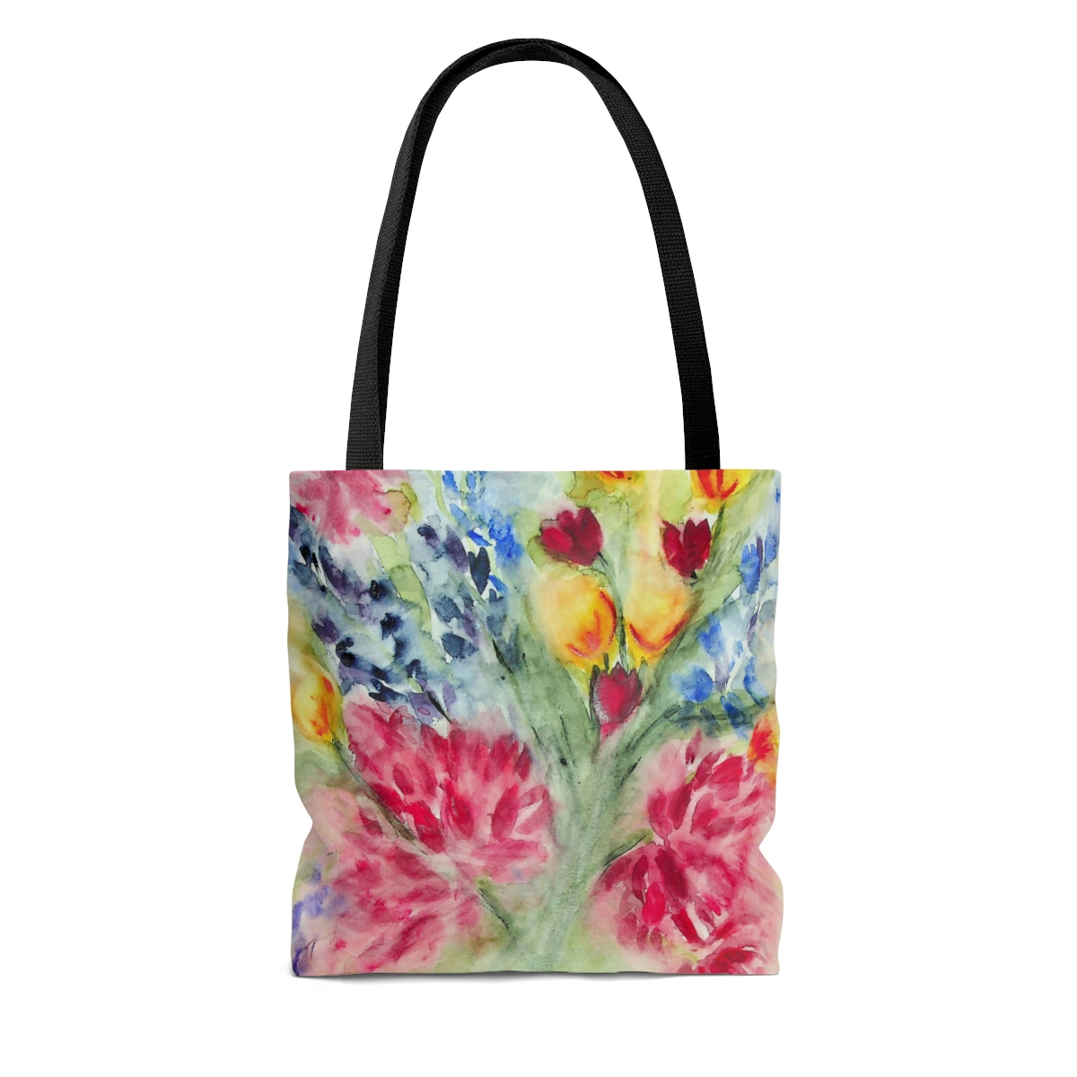 Abstract Floral Wash Tote Bag - Image 2