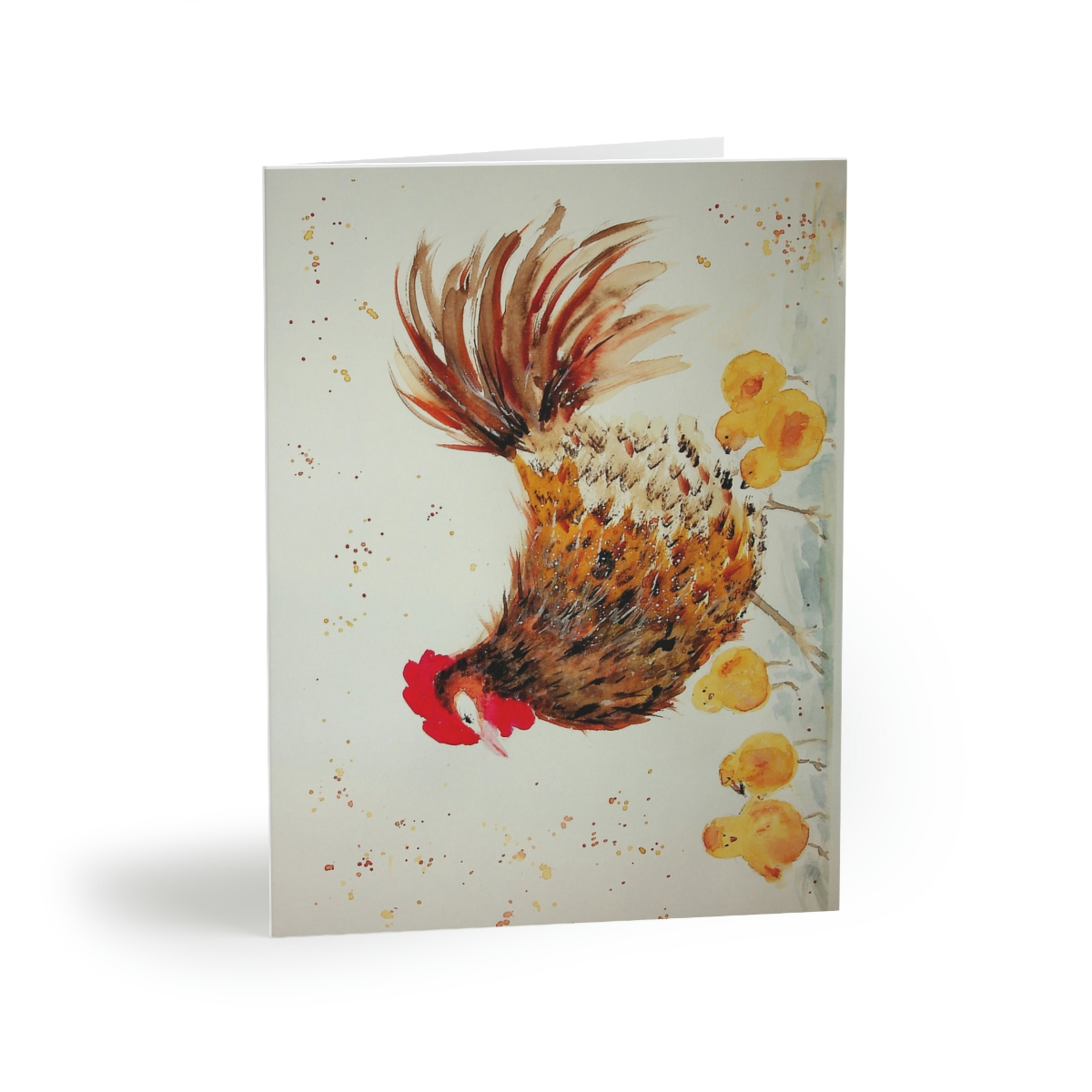 Mother Hen and Chicks Greeting Cards - Image 2
