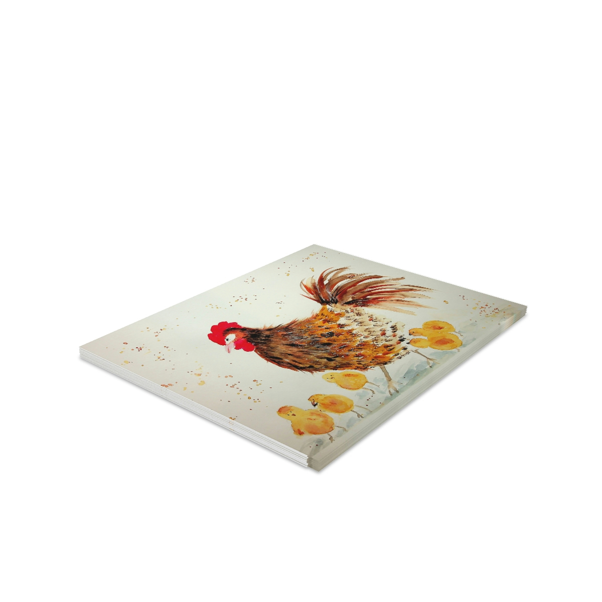 Mother Hen and Chicks Greeting Cards - Image 3