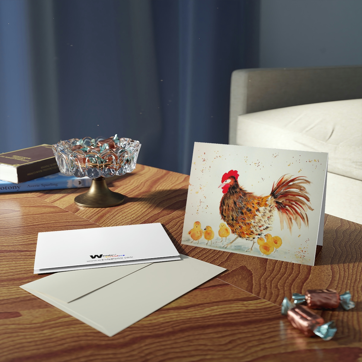 Mother Hen and Chicks Greeting Cards - Image 16