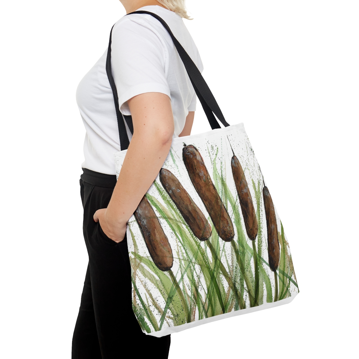 5 Cat Tails Tote Bag - Image 12