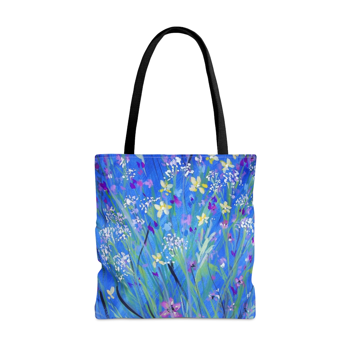 Wildflowers On Blue - Tote Bag - Image 9