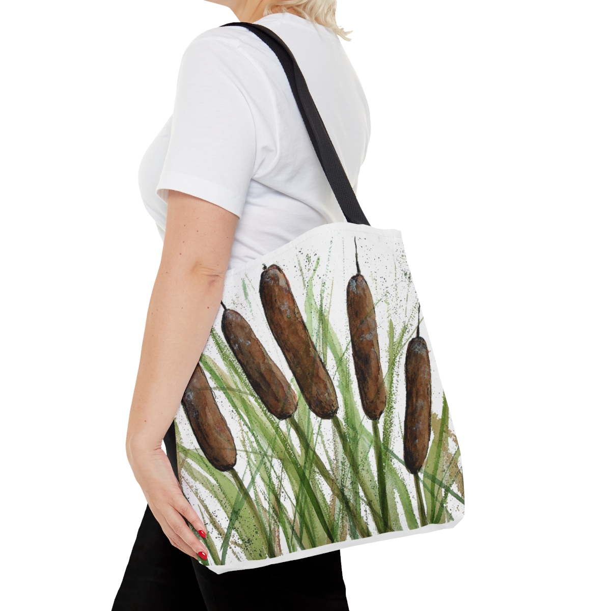 5 Cat Tails Tote Bag - Image 8