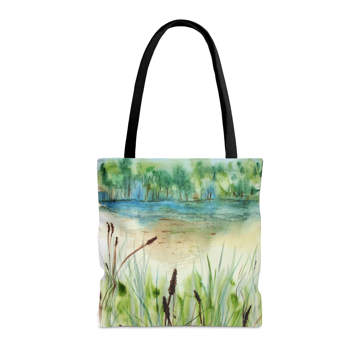 Cat Tail Marsh Tote Bag - Image 9