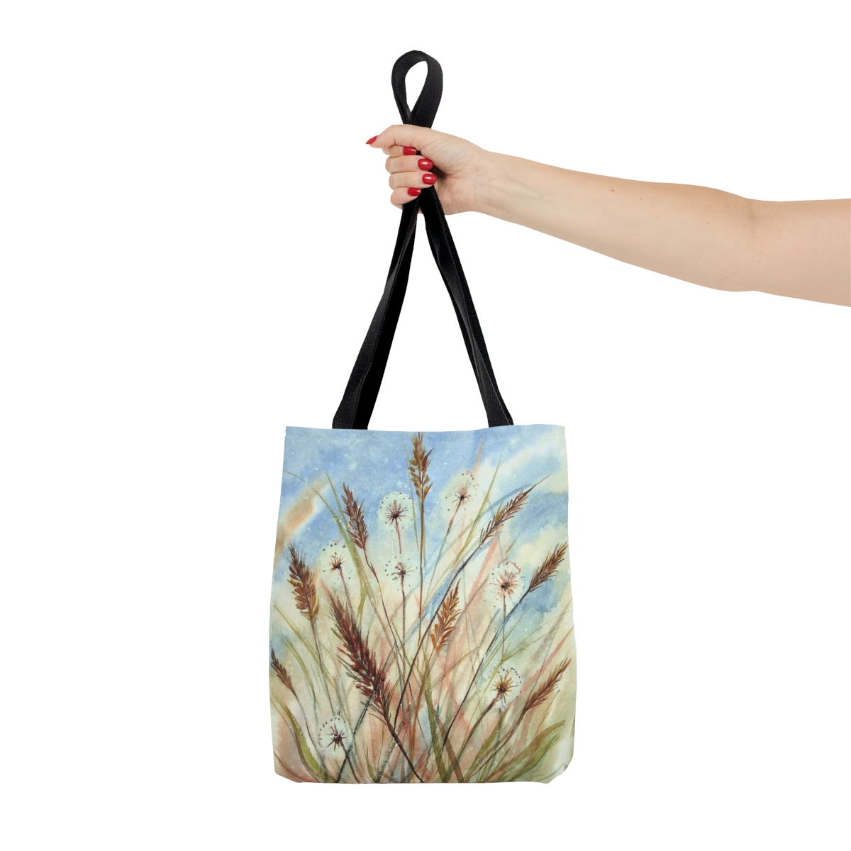 Dandelions and Wild Grass Tote Bag - Image 7