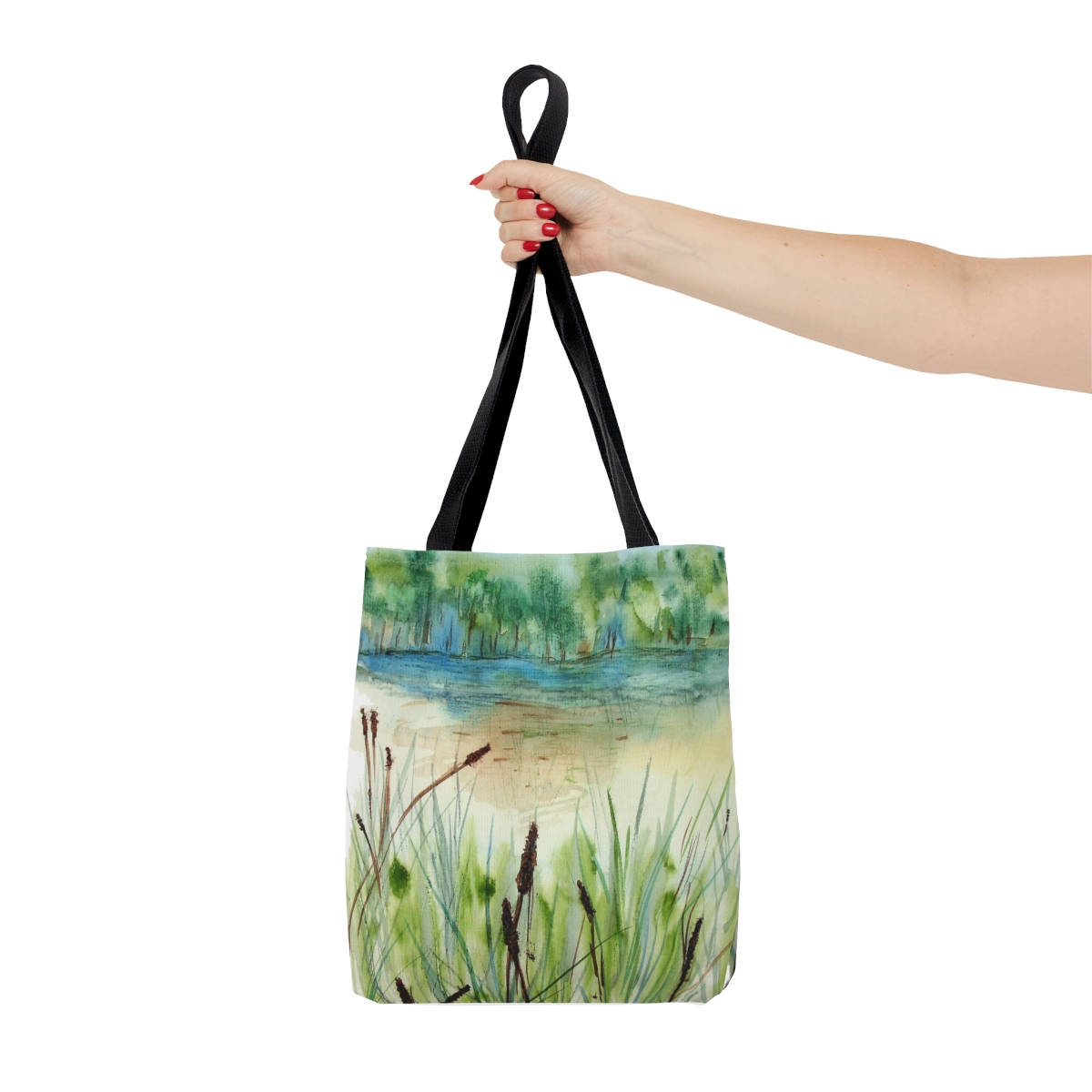 Cat Tail Marsh Tote Bag - Image 7