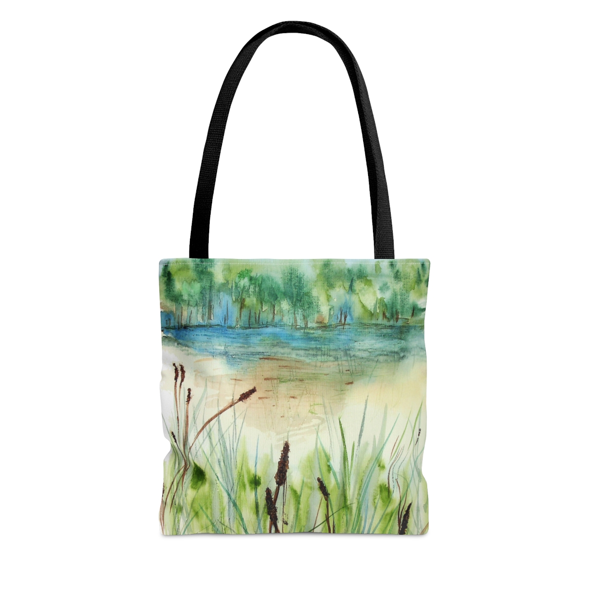 Cat Tail Marsh Tote Bag - Image 5