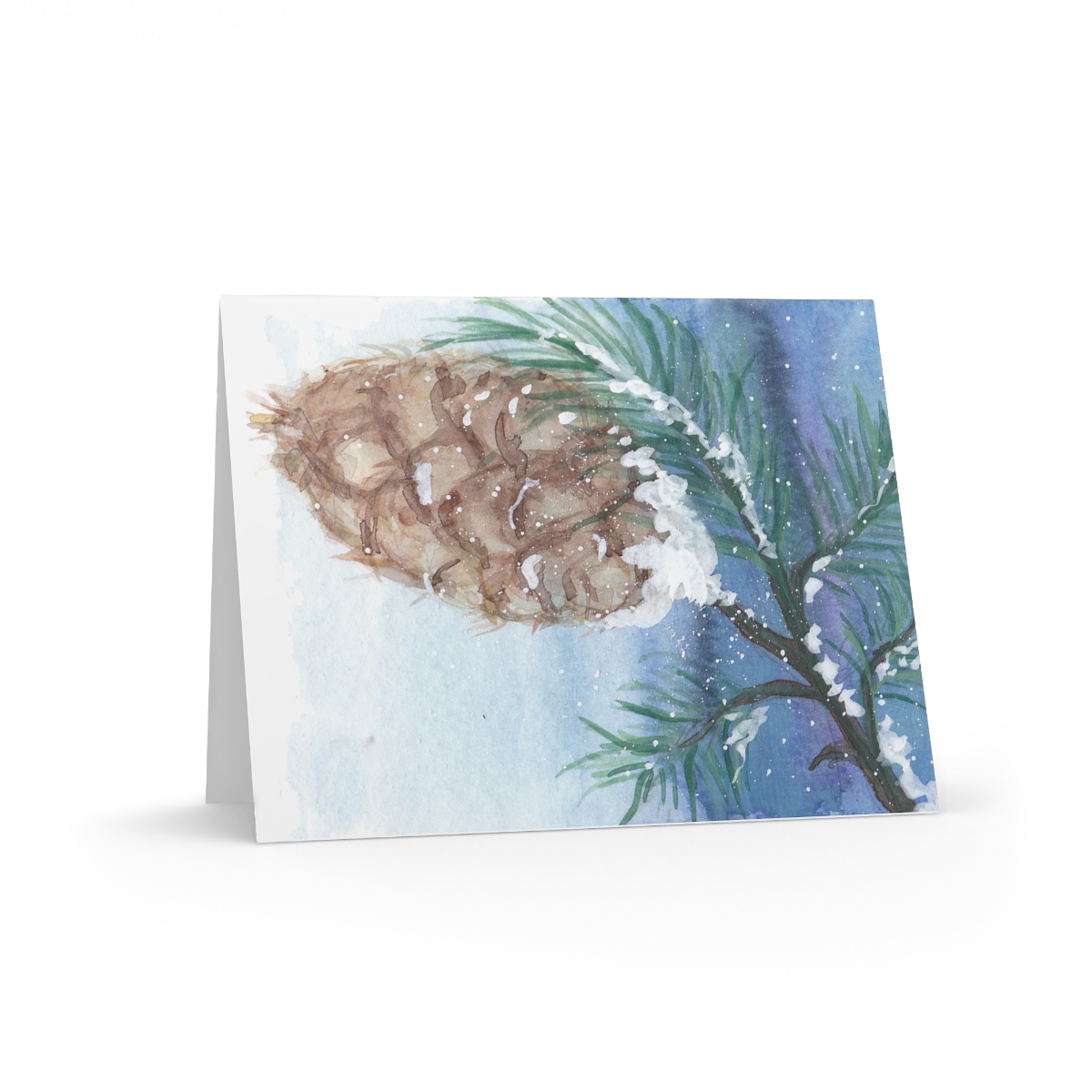 Pine Cone in Snow - Image 12