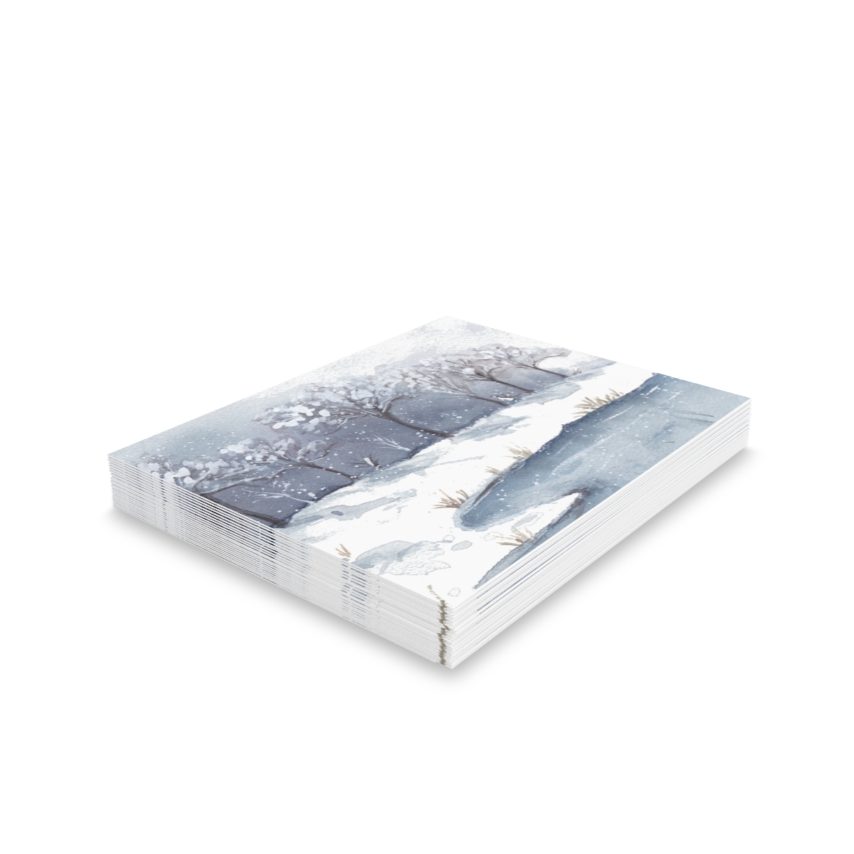Snowy Lake Shore - Image 4