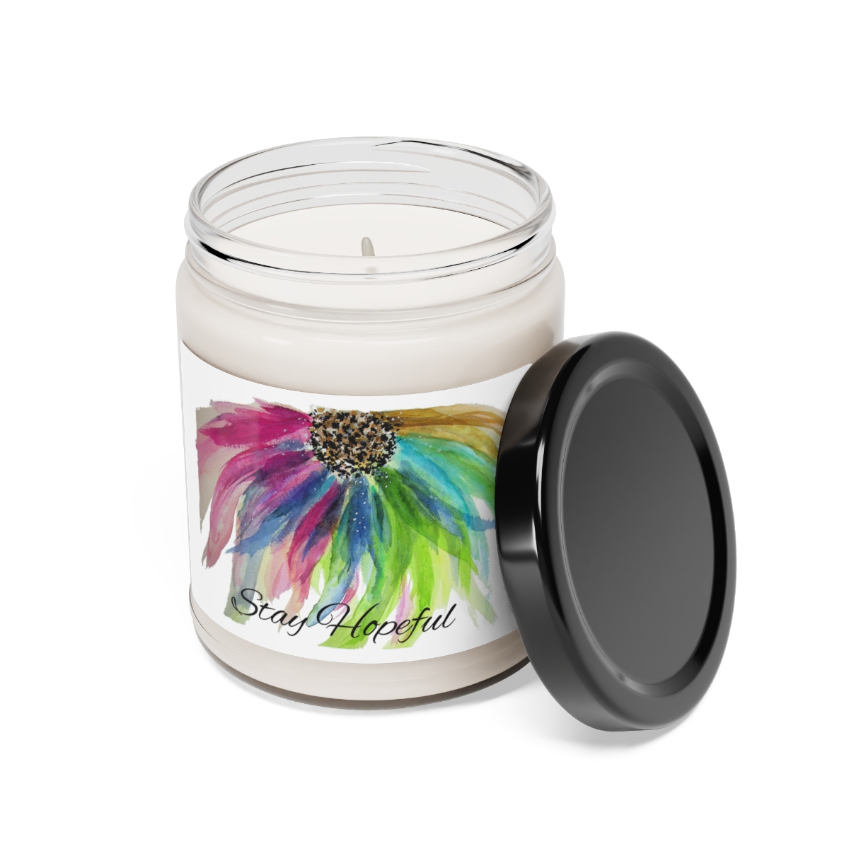 Stay Hopeful Scented Soy Candle, 9oz - Image 6