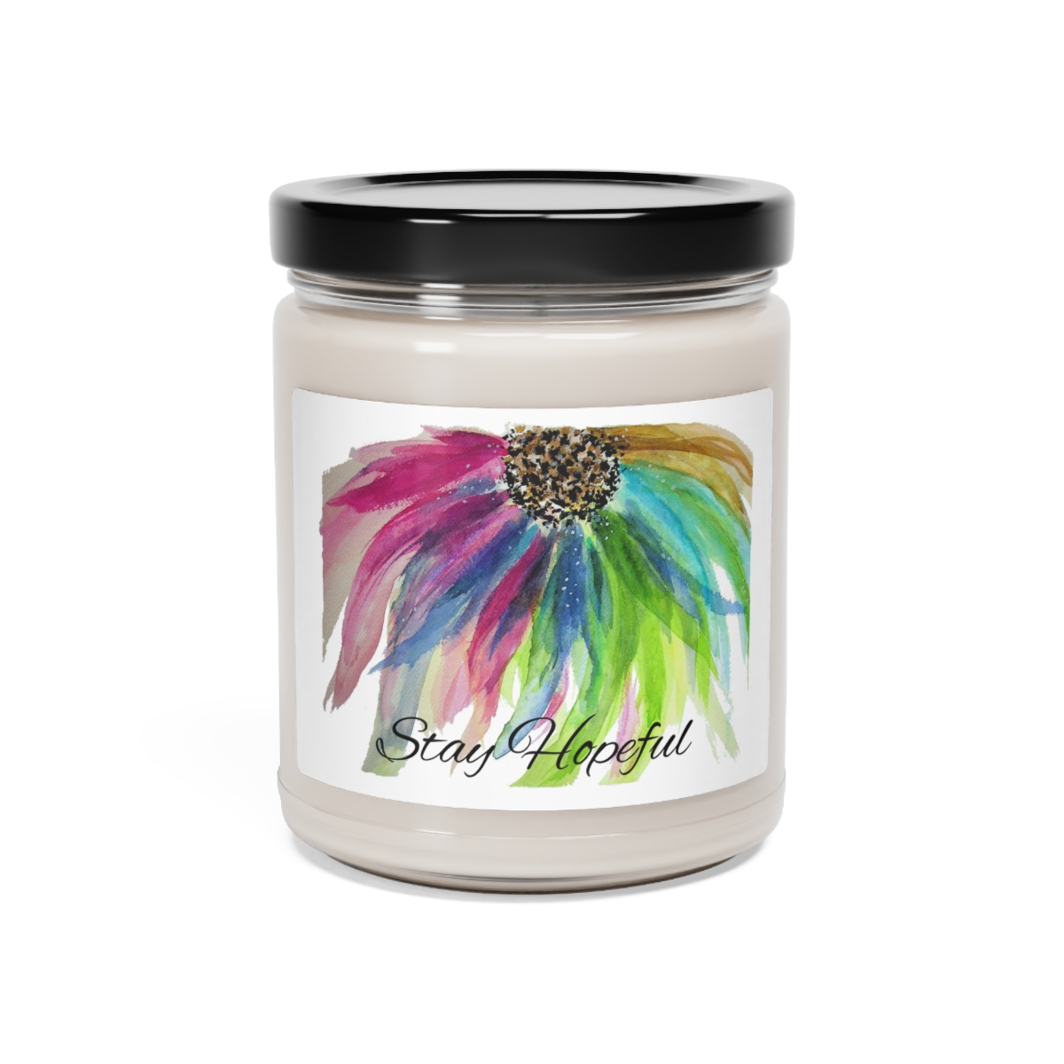 Stay Hopeful Scented Soy Candle, 9oz - Image 5