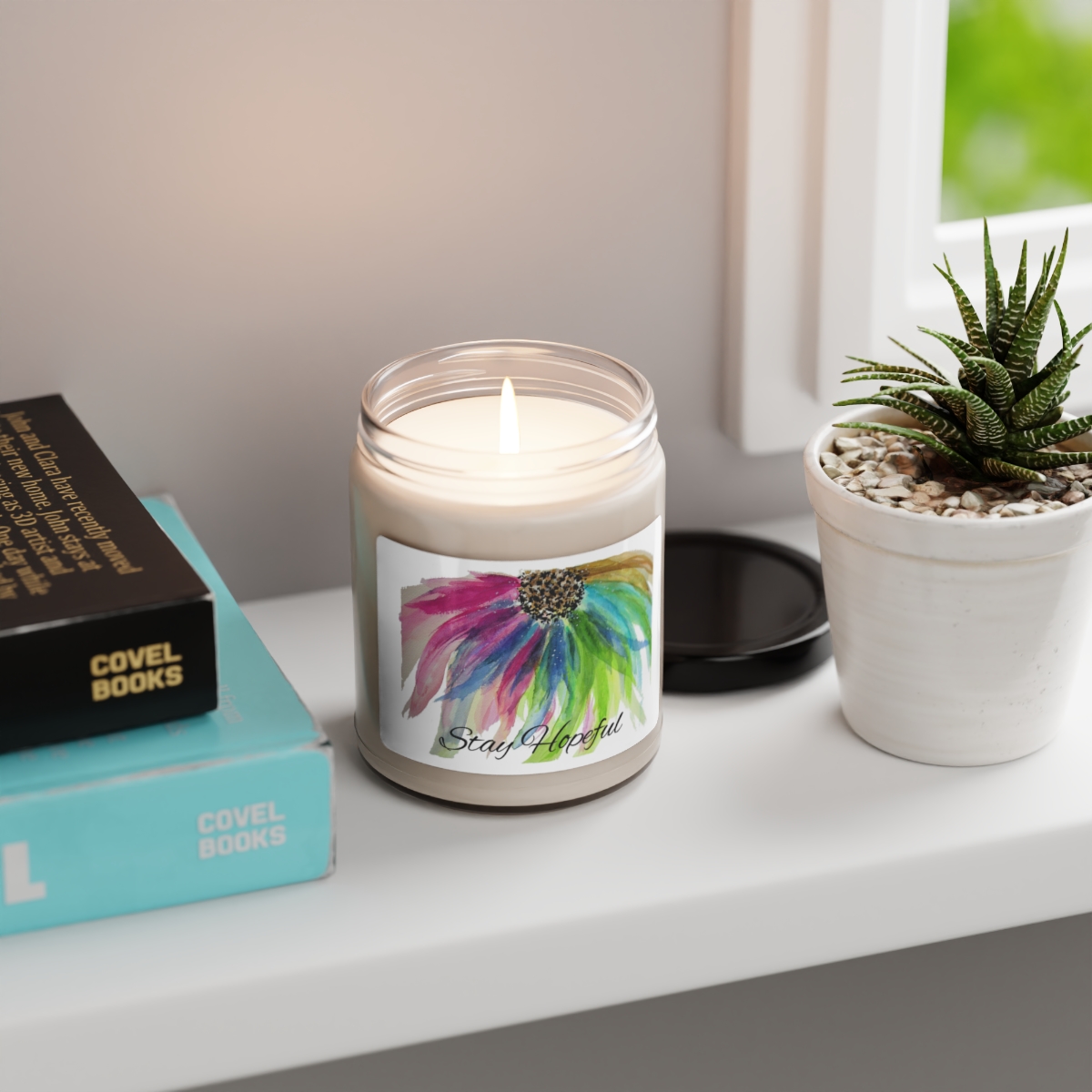 Stay Hopeful Scented Soy Candle, 9oz - Image 12