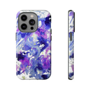 Blue Abstract Tough Phone Cases