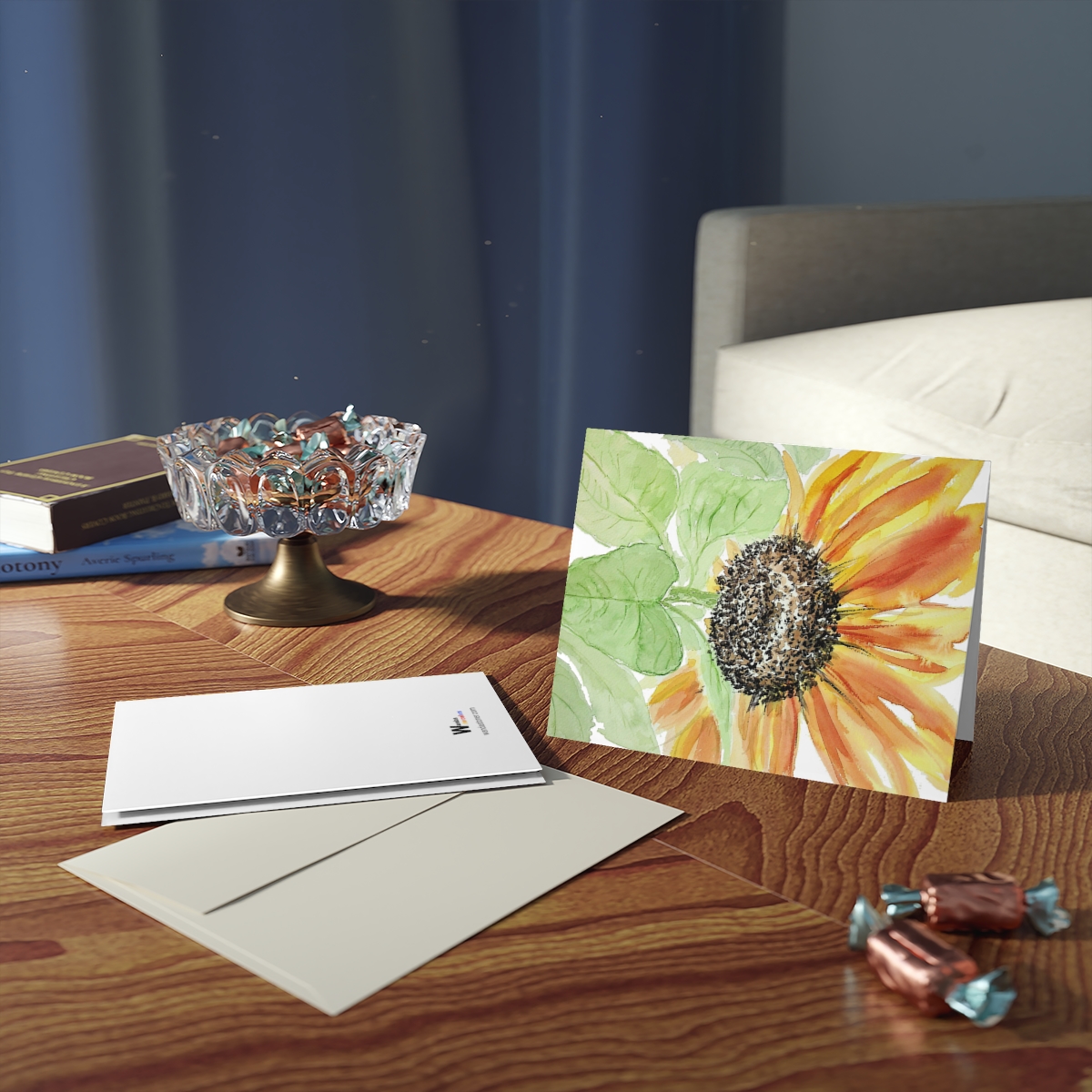 Looking Up Sunflower Greeting Cards - Image 9