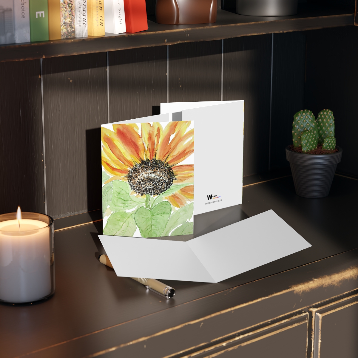 Looking Up Sunflower Greeting Cards - Image 26