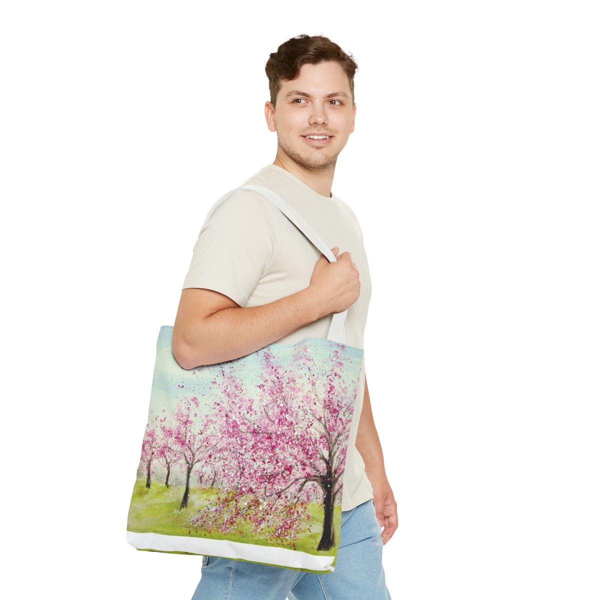 Cherry Blossom Orchard Tote - Image 3