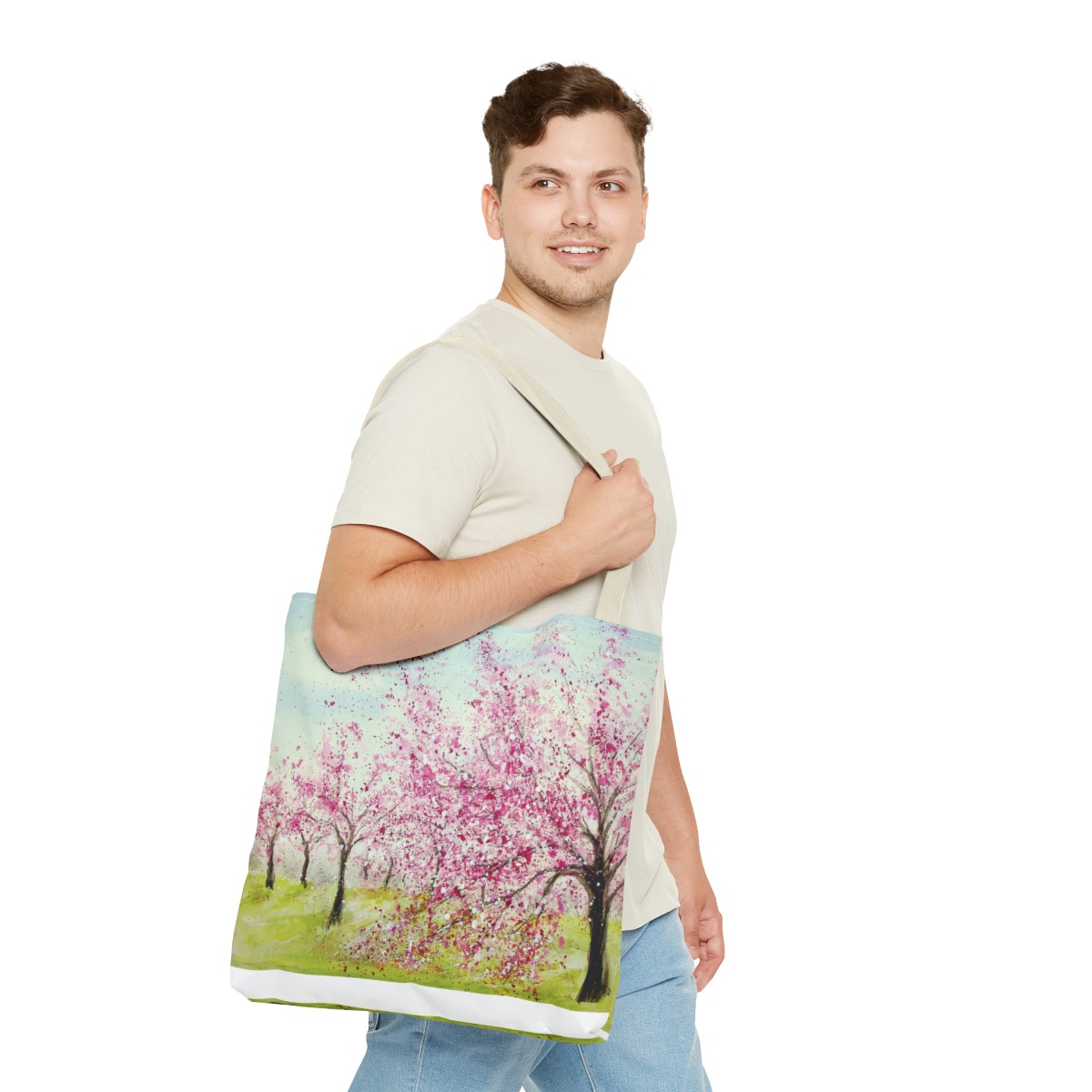 Cherry Blossom Orchard Tote - Image 47