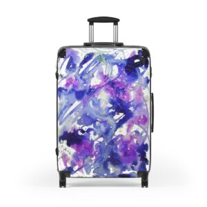 Blue Abstract Suitcase