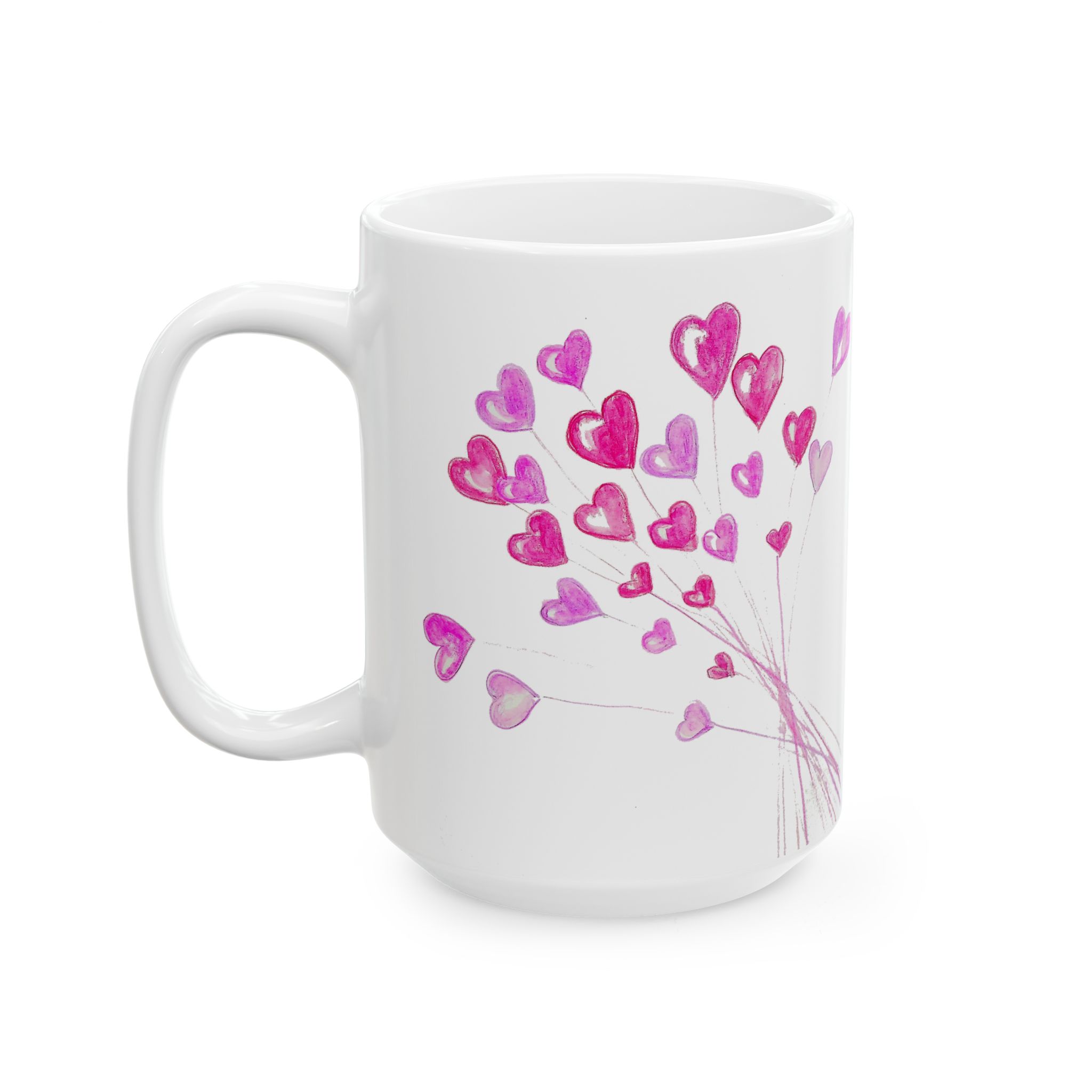 Bouquet of Hearts Coffee Mug (2 sizes) - Image 3