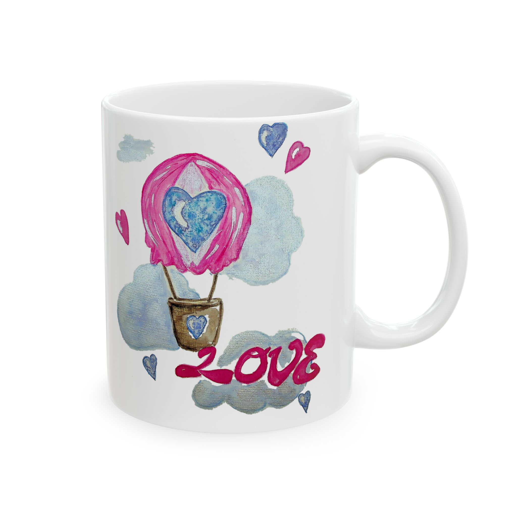 The Love Balloon Coffee Mug (2 sizes) - Image 2