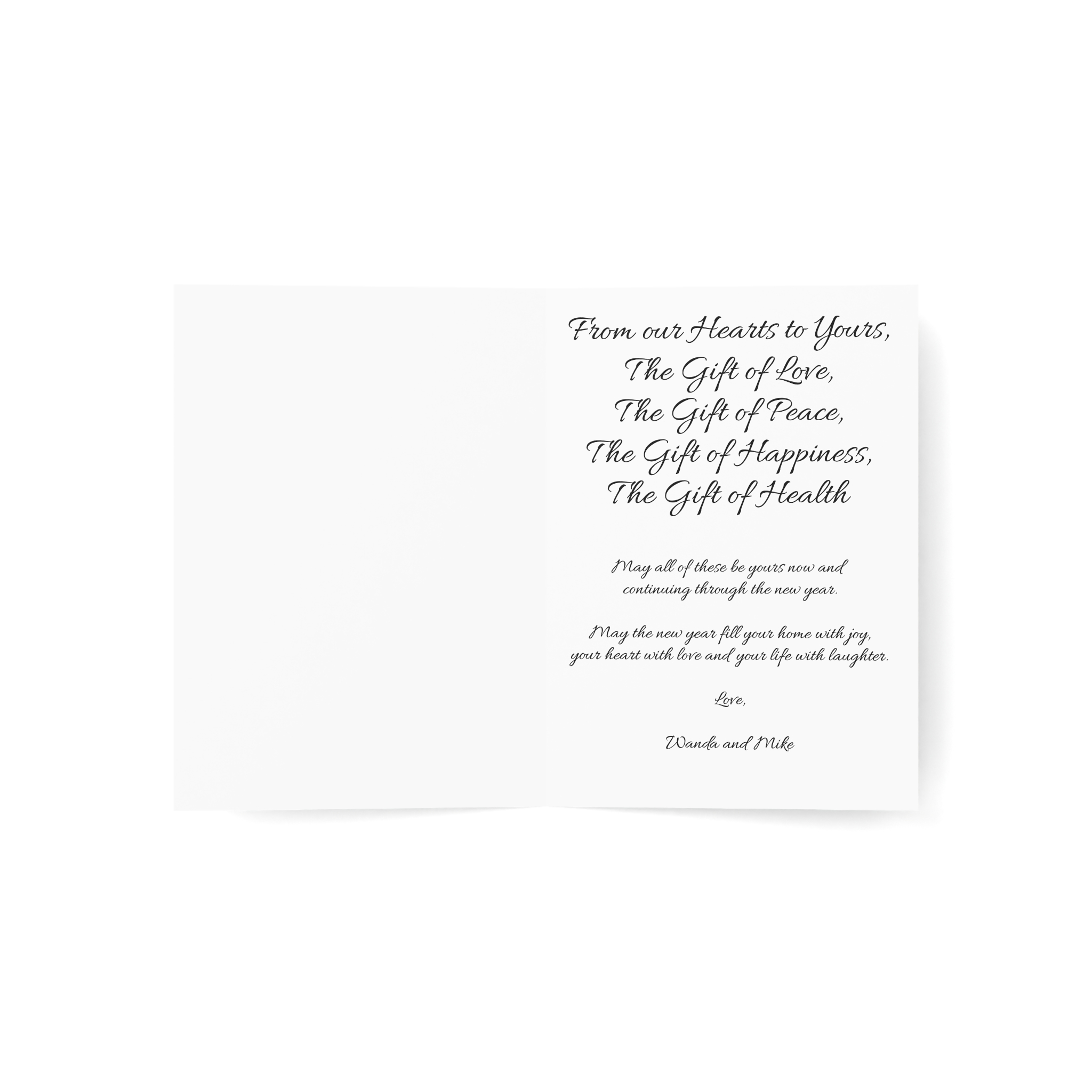 Snowman Watercolor Holiday Greeting Cards — Set of 1/10/30/50 - Image 3
