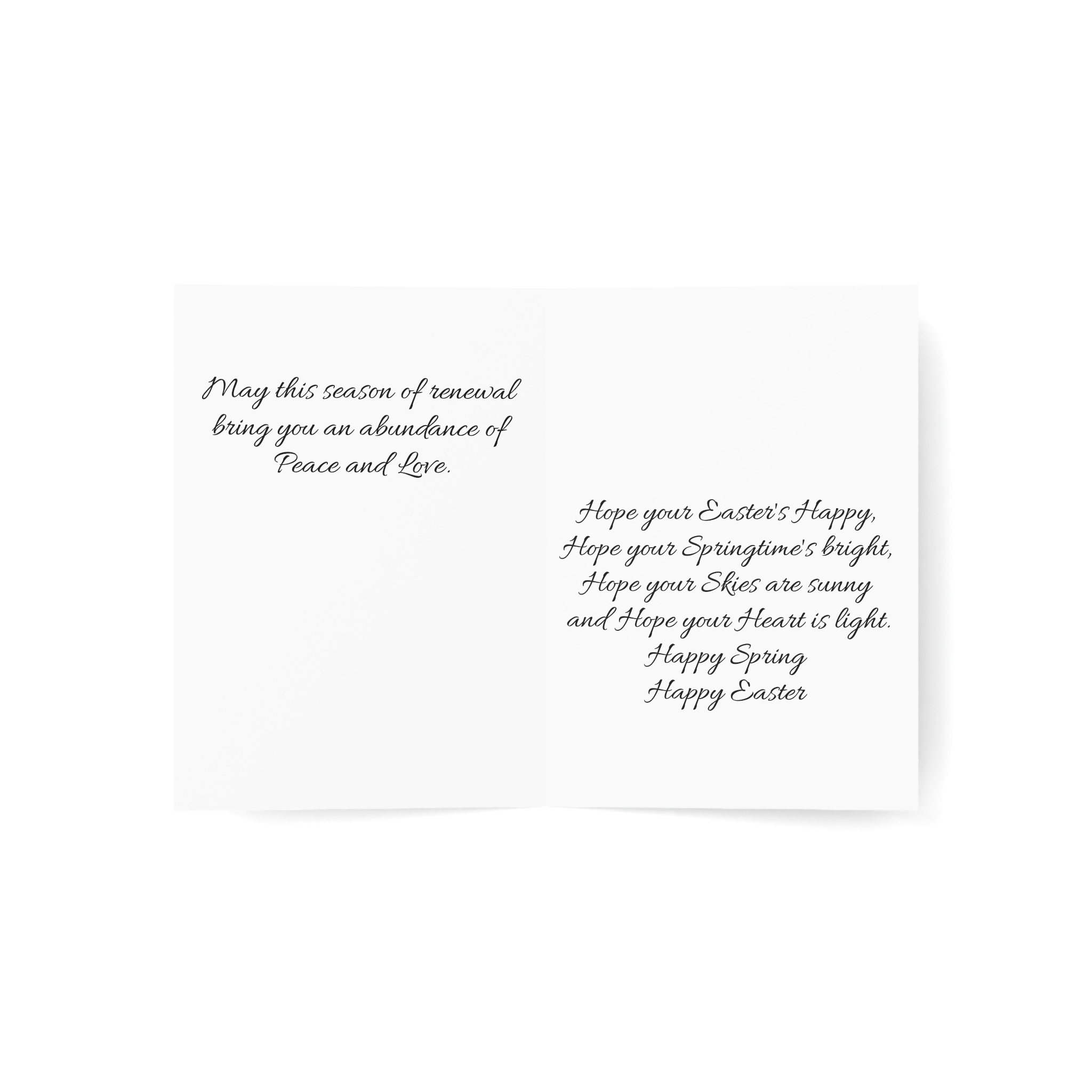Little Blue Bird Greeting Cards — Folded Note Cards (Pack of 1, 10, 30, 50) - Image 2